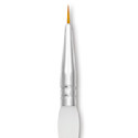 Royal & Langnickel Soft Grip Golden Taklon Brush - Round, Short Handle, 3/0