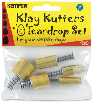 Set of 5 Cutters, Teardrop