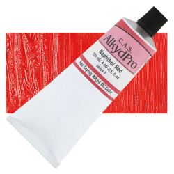 CAS AlkydPro Fast-Drying Alkyd Oil Color - Naphthol Red, 120 ml tube
