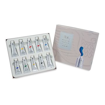 Open in modal - Winsor & Newton Designers Gouache - Set of 10, Introductory Set, 14 ml Tubes, tubes with packaging