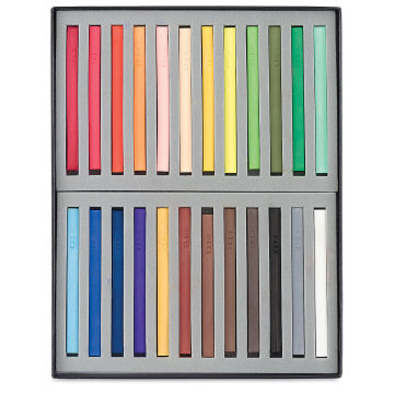 Prismacolor NuPastel Color Stick Set - Assorted Colors, Set of 24 (Set contents)