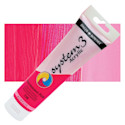 Daler-Rowney System3 Acrylic - Fluorescent Pink, 150 ml tube
