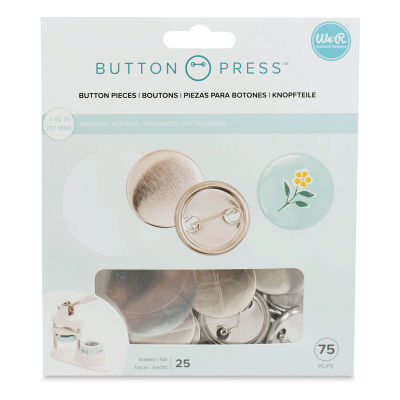 We R Memory Keepers Button Press Refills - Medium (Front of packaging)