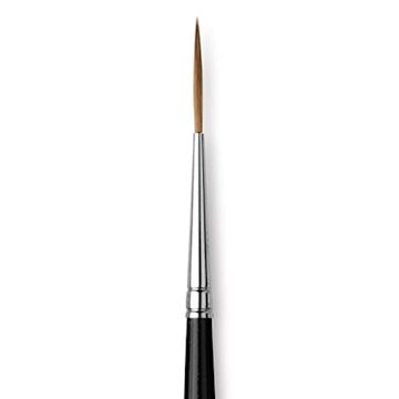 Open in modal - Da Vinci Maestro Kolinsky Brush - Liner, Short Handle, Size 1 close up