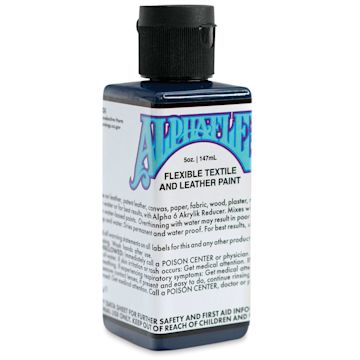 Open in modal - Alpha6 AlphaFlex Textile and Leather Paint - Dark Blue, 147 ml, Bottle