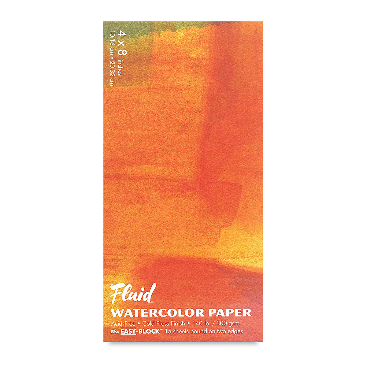 Fluid Hot Press Easy Block Watercolor Paper, 9 X 12 Inches, 15