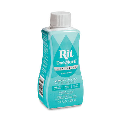 Rit DyeMore Synthetic Fiber Dye -  Tropic Teal, 7 oz (Bottle)