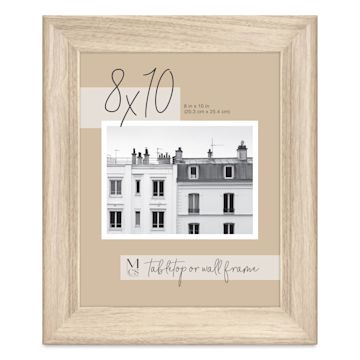 Open in modal - MCS Classic Edge Frame - 8" x 10", Natural with Easel Back