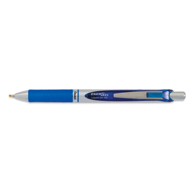 Pentel EnerGel RTX Gel Pen - Blue Pen shown horizontally