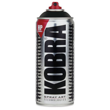 Kobra High Pressure Spray Paint - Supergloss Black, 400 ml