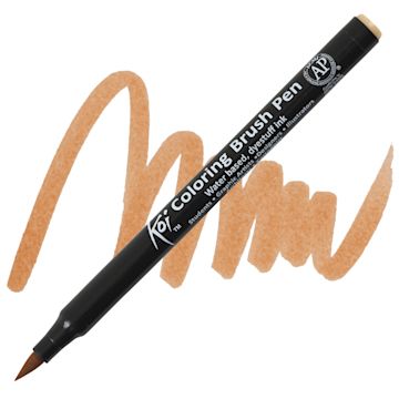 Open in modal - Testors Enamel Paint Marker - Woody Brown marker and swatch