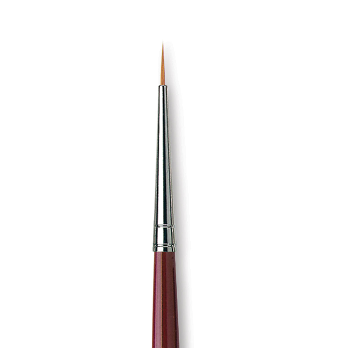 Da Vinci Kolinsky Red Sable Brush - Medium Pointed Liner, Long Handle, Size  0