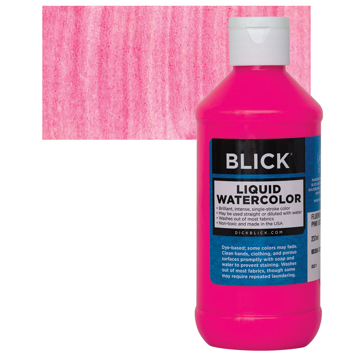 Acrylic Ink - Fluorescent Hot Pink - 8 oz.