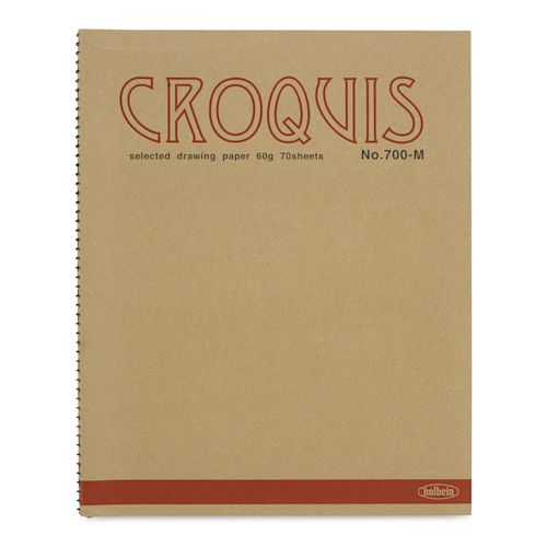 Holbein Croquis Drawing Book 12" x 91/2", Portrait, 70 Sheets