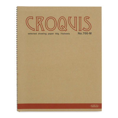 Holbein Croquis Drawing Book - 12" x 9-1/2", Portrait, 70 Sheets