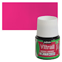 Pebeo Vitrail Paint - Vivid Pink, 45 ml bottle