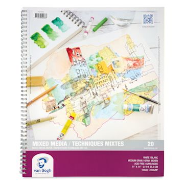 Open in modal - Van Gogh Mixed Media Pad - 11" x 14", front cover
