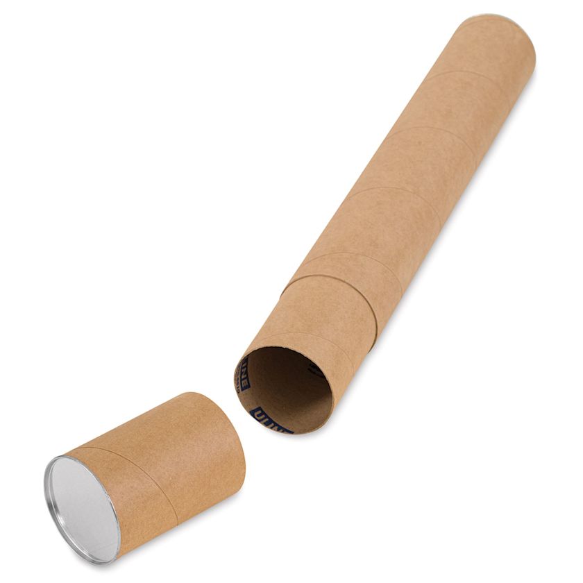 Uline Kraft Telescopic Mailing Tube 4" x 30" BLICK Art Materials