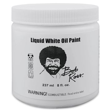 Open in modal - Bob Ross Liquid Medium - White, 8 oz jar