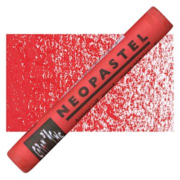 Open in modal - Caran d'Ache Neopastel - Ruby Red pastel and swatch