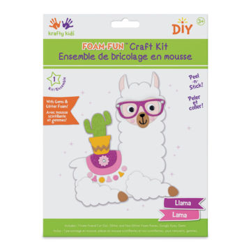 Krafty Kids Foam-Fun Craft Pal Kit - Llama (In packaging)