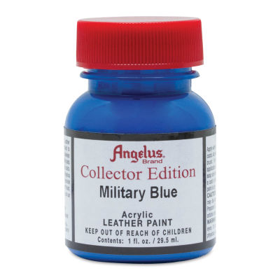Angelus Acrylic Leather Paint - Military Blue, Collector Edition, 1 oz