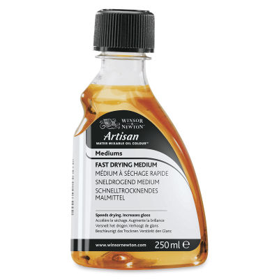 Winsor & Newton Artisan Water Mixable Oil Fast Drying Medium - Front of 250 ml bottle shown