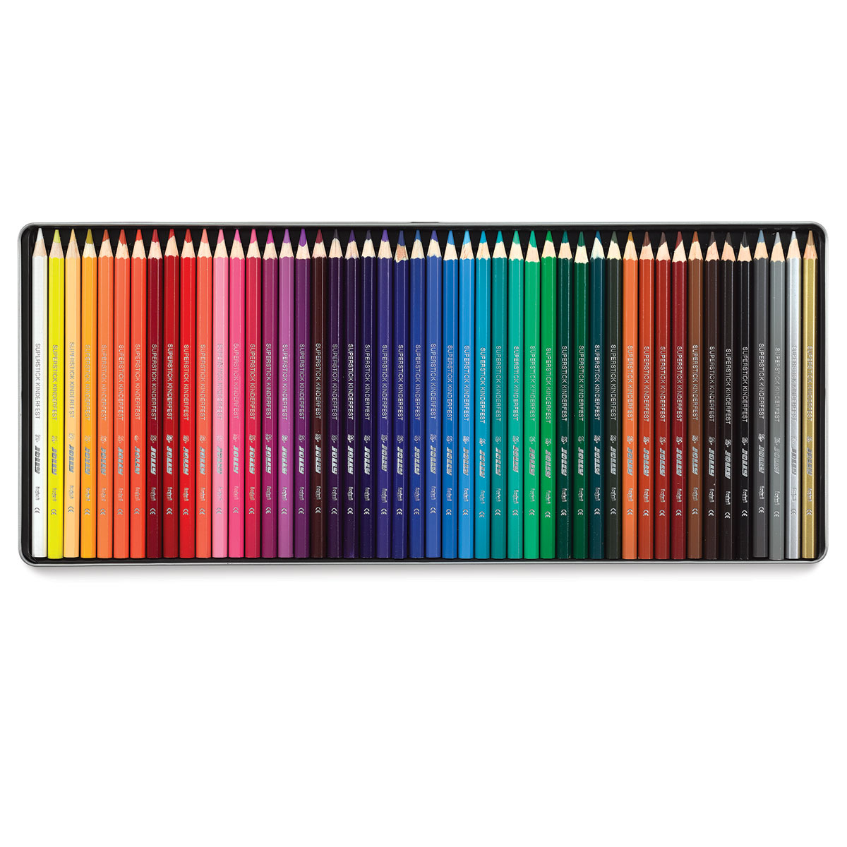 JOLLY Crayons de Couleur Superstick pour Enfants - Mini, 6 pièces