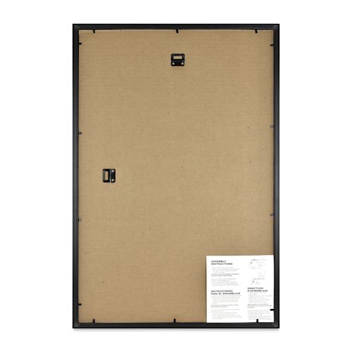 MCS Trendsetter Acrylic Poster Frame - 16" x 24" x 1/4", Black (Back of frame)