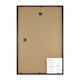 MCS Trendsetter Acrylic Poster Frame - 16" x 24" x 1/4", Black (Back of frame)