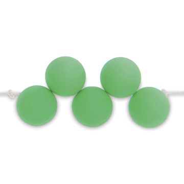 Open in modal - Rico Design Itoshii Plastic Beads - Asymmetrical, Neon Green, 8 mm Dia.