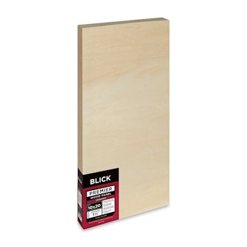 Open in modal - Blick Premier Wood Panel - 10'' x 20'', 1-1/2'' Gallery Profile, Cradled (side view)