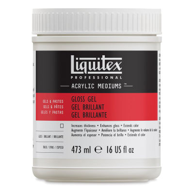 Liquitex Medium - Gel Medium, Gloss, 16 oz jar