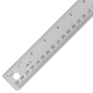 Westcott Flexible Stainless Steel Ruler - 18