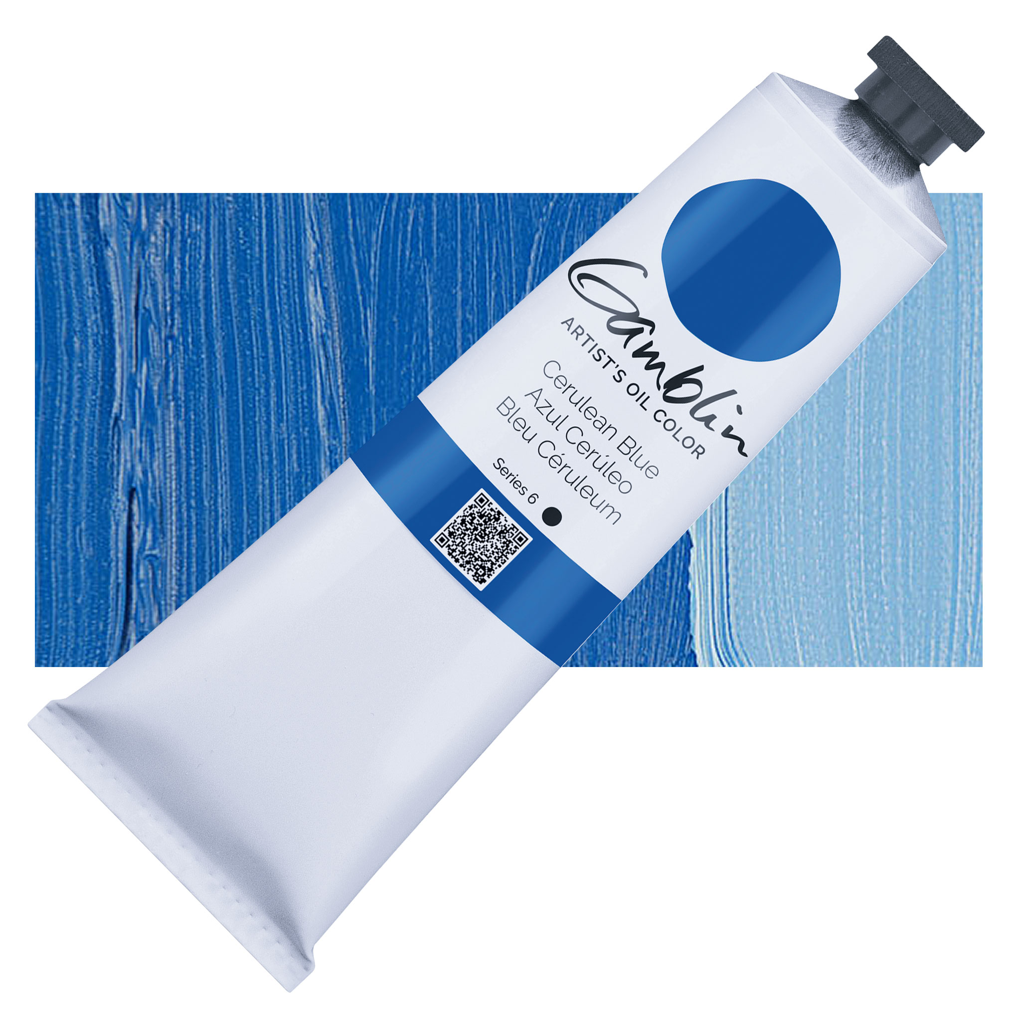 Gamblin Artist's Oil Color - Cerulean Blue, 150 ml tube