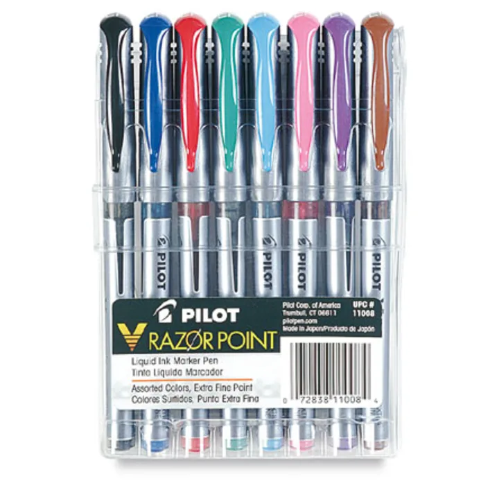 Pilot V-Razor Point Marker Pens and Set | BLICK Art Materials