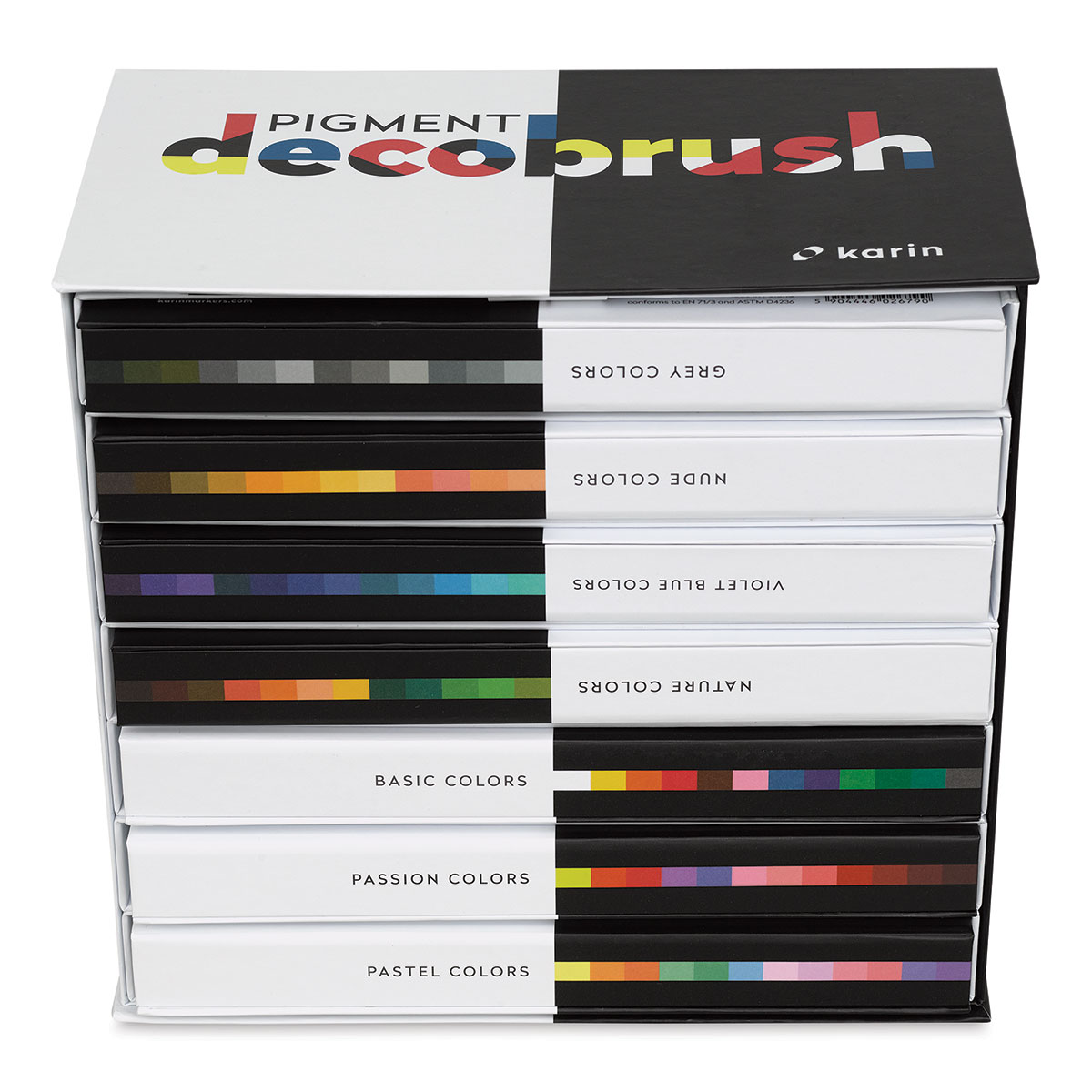 Karin Pigment DecoBrush Markers - Set of 4 – ScrawlrBox