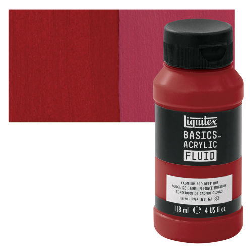 Liquitex Basics Acrylic Paint Cadmium Red Light Hue 4 oz