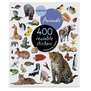 Eyelike Animal Reusable Stickers, Book Cover