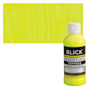 Blick Essentials Tempera - Fluorescent Yellow, 8 oz bottle