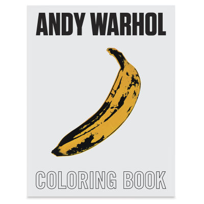 Andy Warhol Coloring Book - Front cover of book showing banana