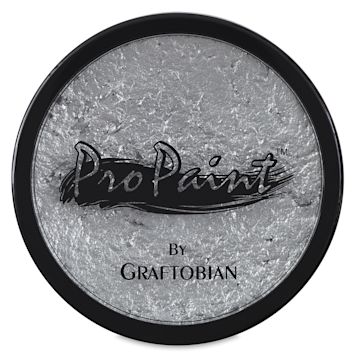 Open in modal - Graftobian Pro Paint Face and Body Paint - Silver Sterling, 30 ml