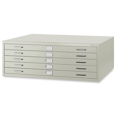 Safco Steel Flat File - Pepper Stone, 5 Drawer, Large