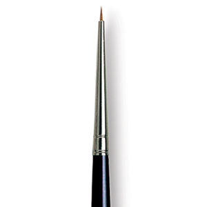 Da Vinci Maestro Kolinsky Brush - Miniaturist, Short Handle, Size 4/0