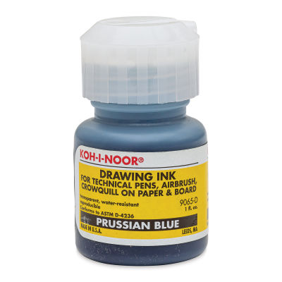 Koh-I-Noor Water-Resistant Drawing Ink - 1 oz, Prussian Blue