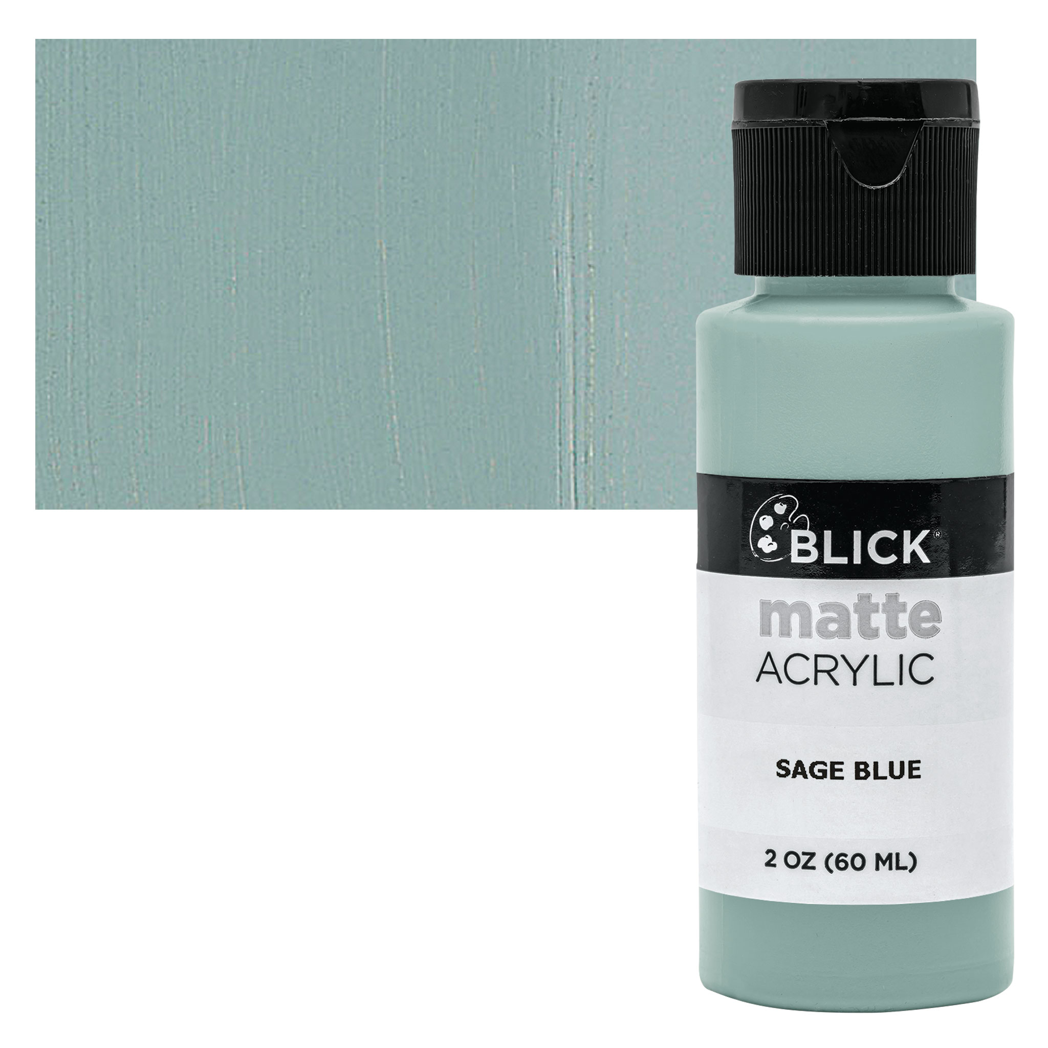 Blick Matte Acrylic - Sage Blue, 2 oz bottle