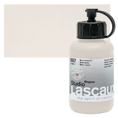 Lascaux Studio Acrylics - Shell White, 85 ml bottle