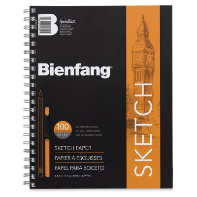 Bienfang Sketch Pad - 11" x 8-1/2", 100 Sheets
