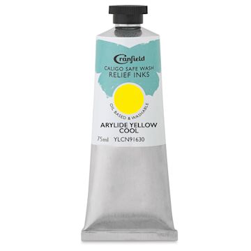 Open in modal - Cranfield Caligo Safe Wash Relief Ink - Arylide Yellow Cool, 75 ml