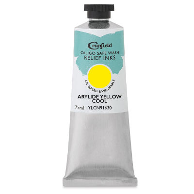 Cranfield Caligo Safe Wash Relief Ink - Arylide Yellow Cool, 75 ml